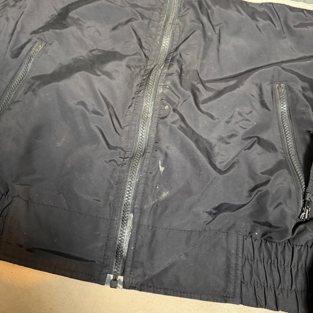Vintage Harley Davidson Racing Jacket Mens Large Black Nylon Bomber Made in USA - Picture 6 of 7